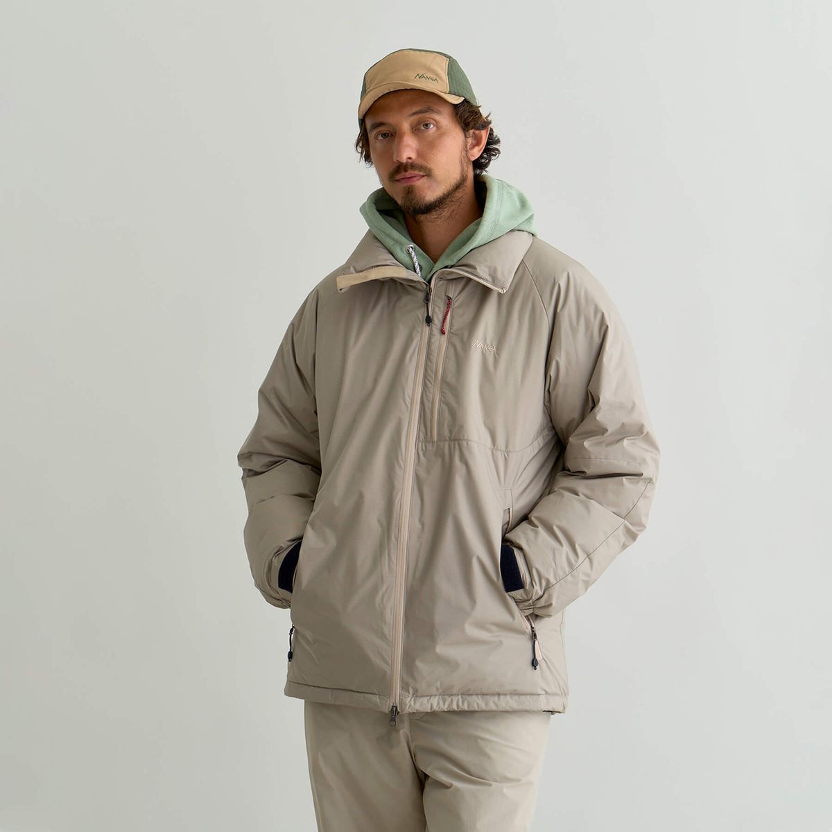 NANGA AURORA TEX STAND COLLAR DOWN JACKET