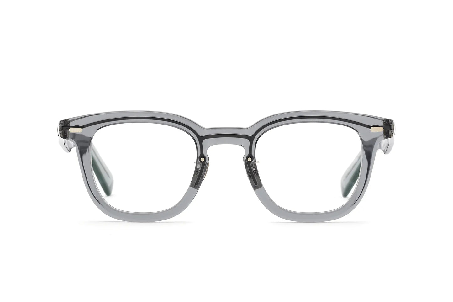 YELLOWS PLUS EYEGLASS FRAME LESTER Blue Gray Silver 538