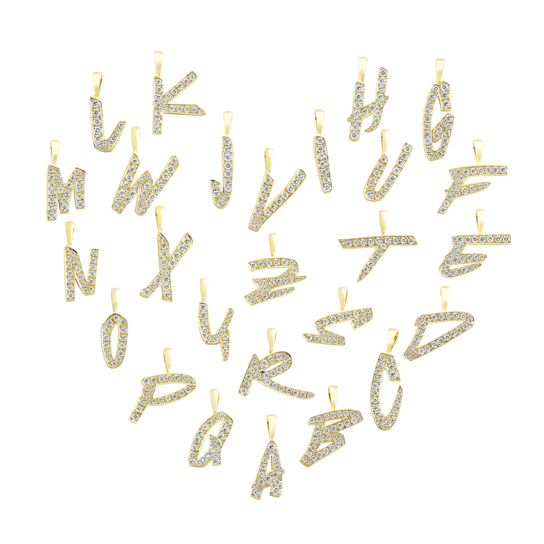 EYEFUNNY Futura alphabet /18KYG Pendant