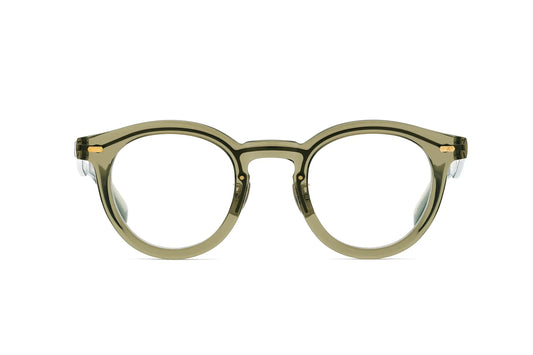 YELLOWS PLUS EYEGLASS FRAME ELTON Grass Green Gold 284