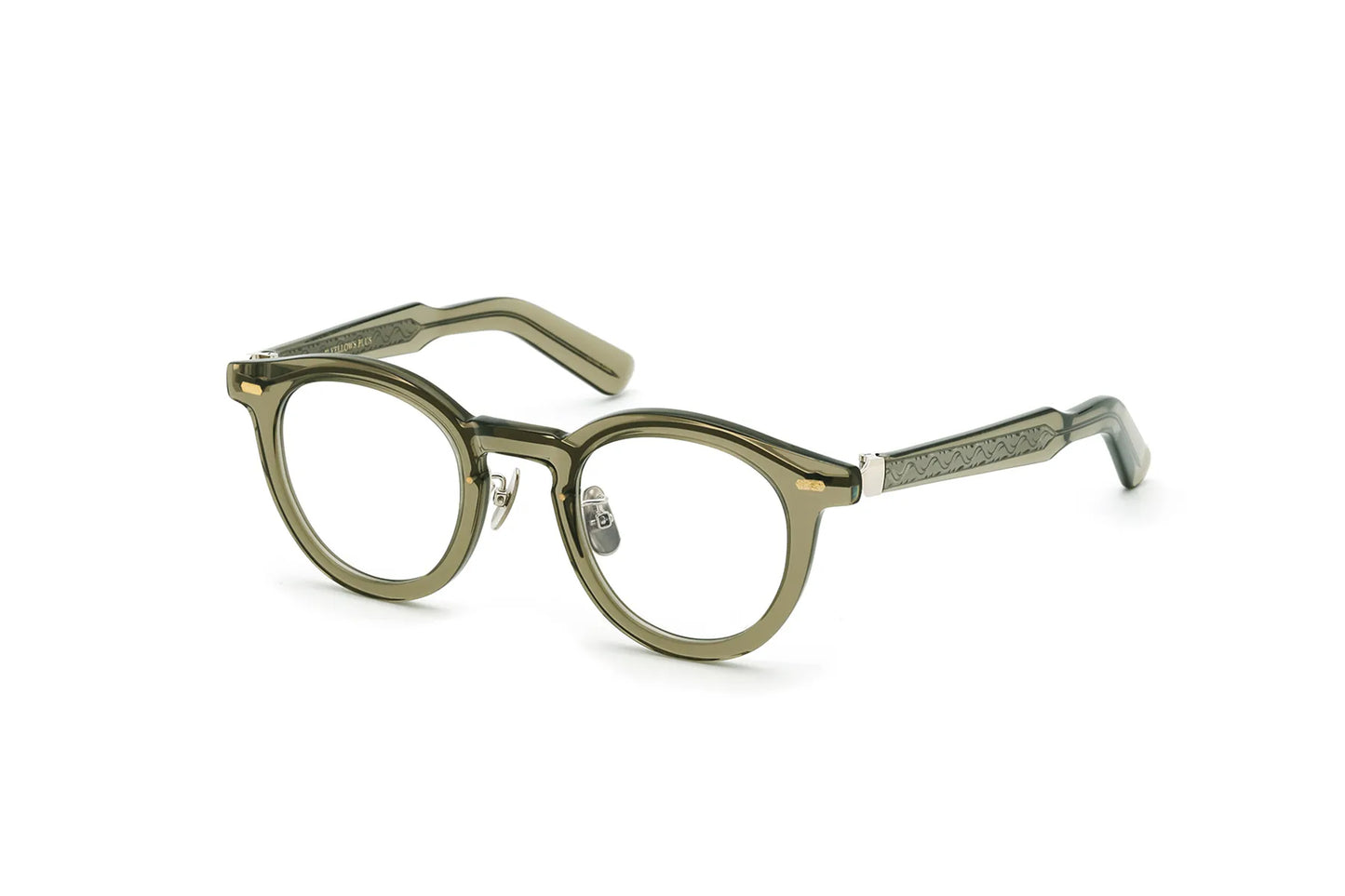 YELLOWS PLUS EYEGLASS FRAME ELTON Grass Green Gold 284