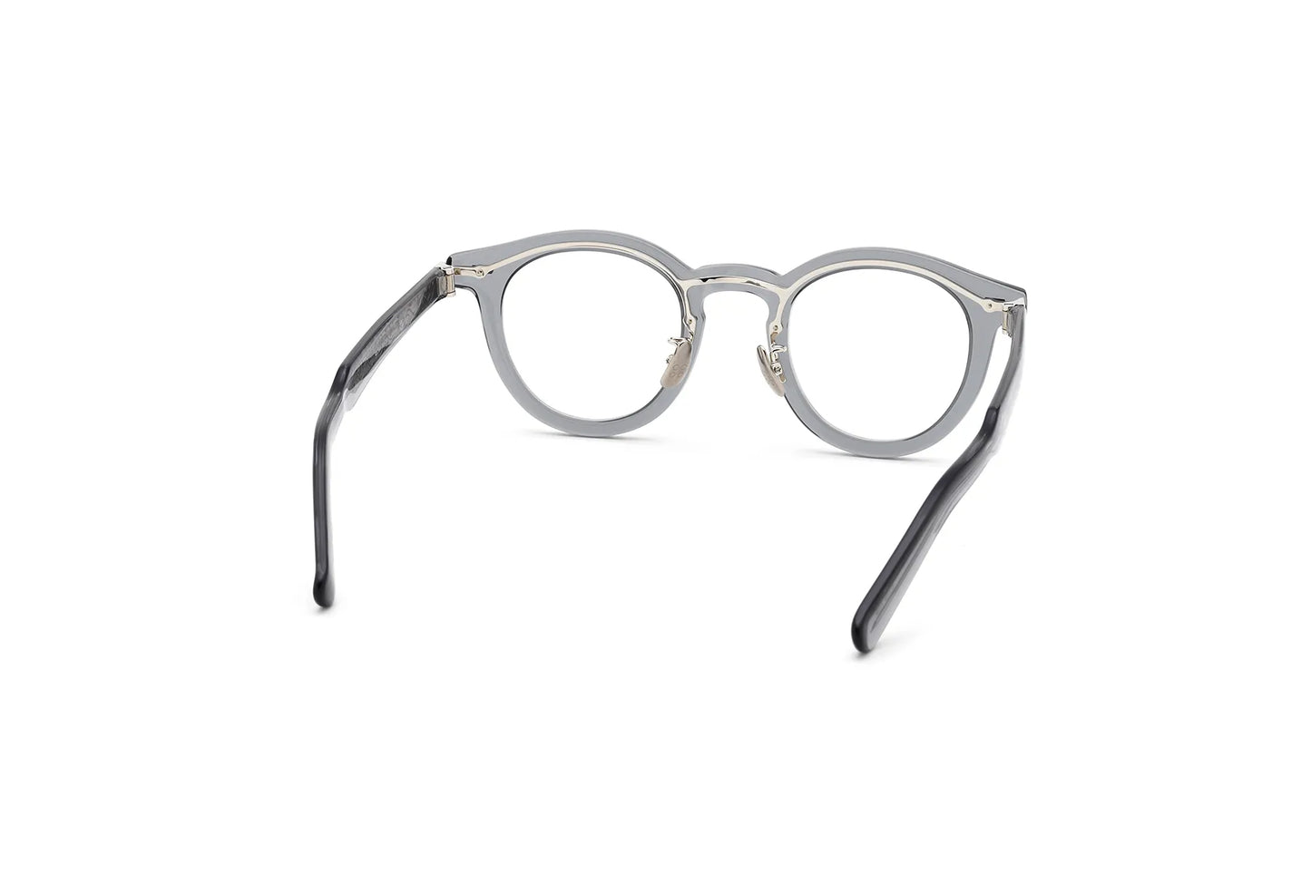 YELLOWS PLUS EYEGLASS FRAME ELTON Blue Gray Silver 538