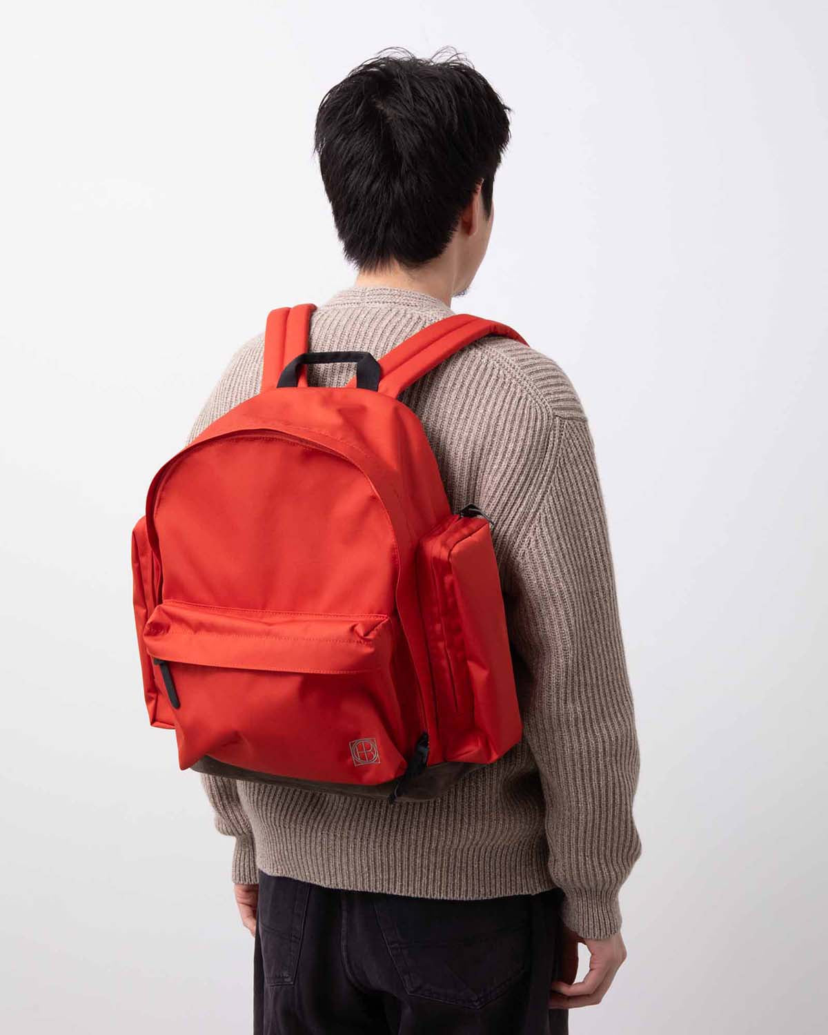 hobo BACKPACK 20L POLYESTER OXFORD CORDURA® WITH PIG SUEDE