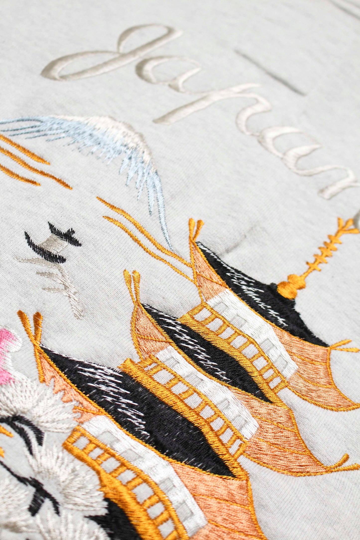 BOW WOW SUKAJAN EMB ZIP HOODIE AGED