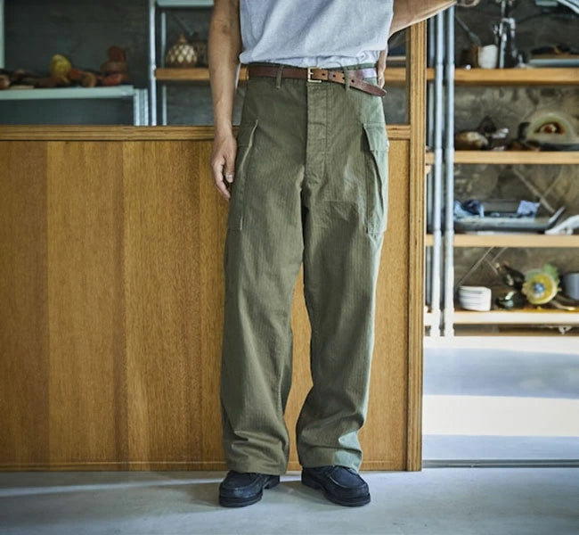 orSlow U.S ARMY 2 POCKET CARGO PANTS Army Green