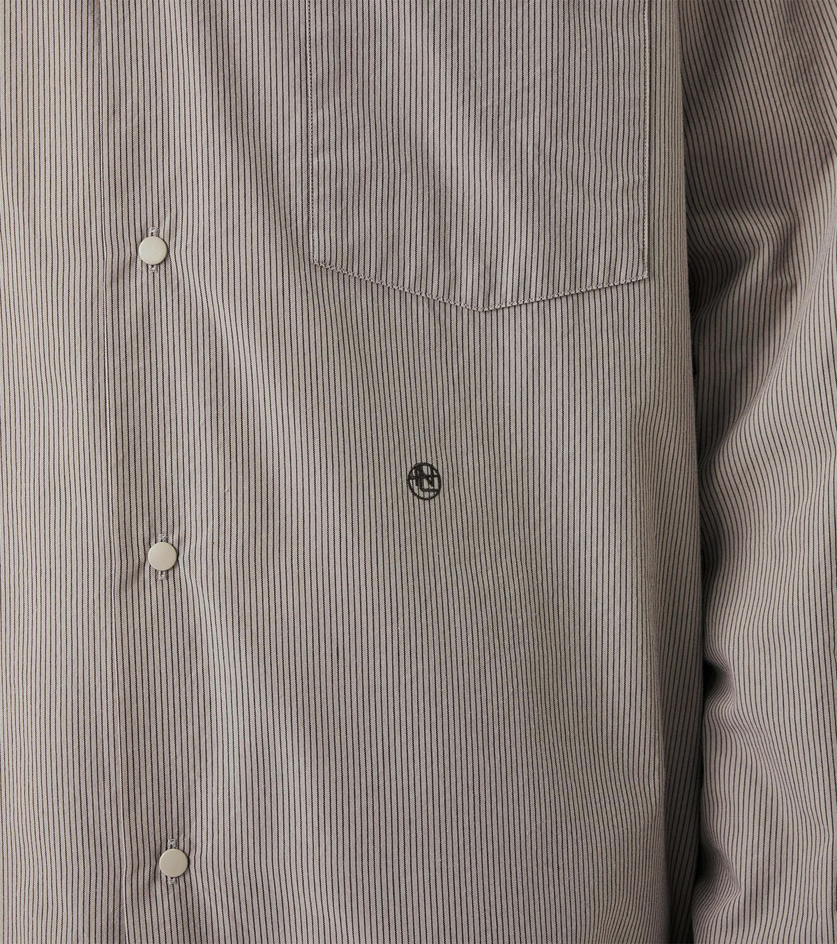 nanamica Regular Collar Striped Wind Shirt