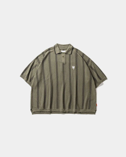 TIGHTBOOTH STRIPE KNIT POLO