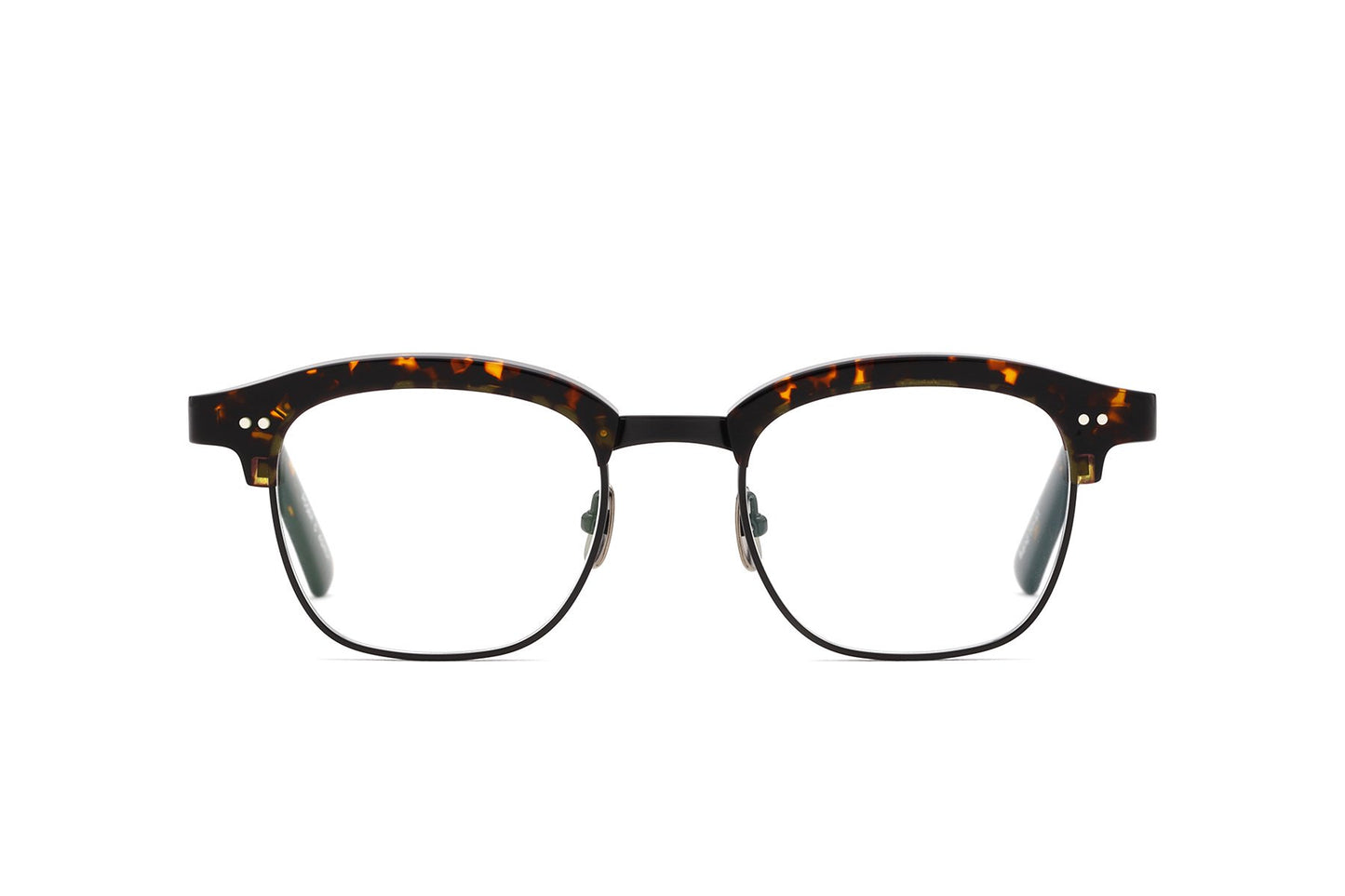 YELLOWS PLUS ROGER EYEGLASS FRAME Fine Tart Black