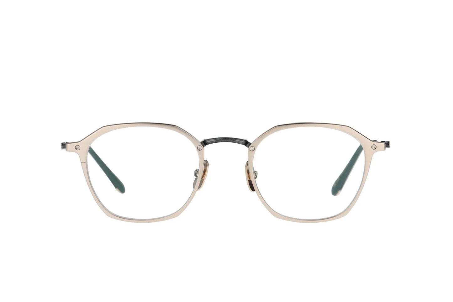 YELLOWS PLUS EYEGLASS FRAME SPENCER TYLER Matte Gold Black 16BK