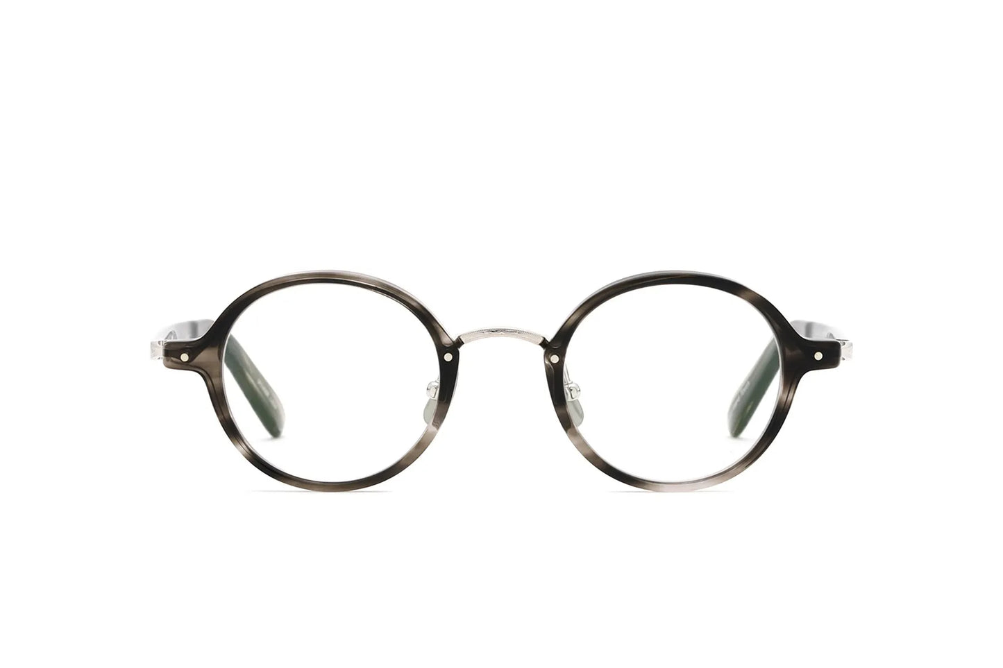 YELLOWS PLUS EYEGLASS FRAME SPENCER Gray Turtle Silver 434