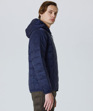 TAION OVER SIZE W-ZIP DOWN HOODIE