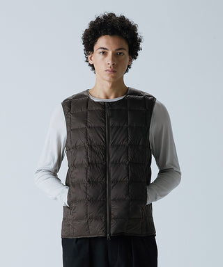 TAION CREW NECK W-ZIP DOWN VEST – unexpected store