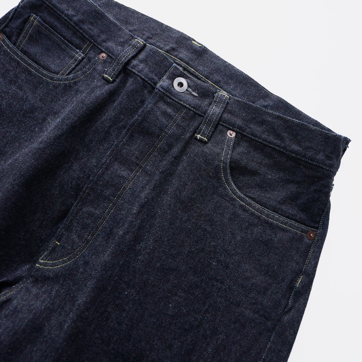 A.PRESSE Washed Denim Wide Pants