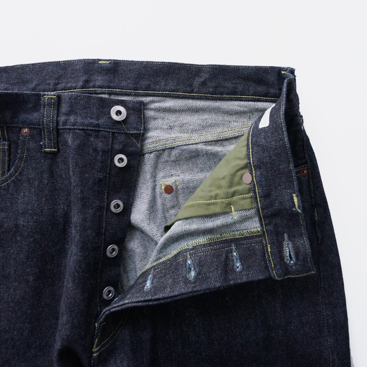 A.PRESSE Washed Denim Wide Pants