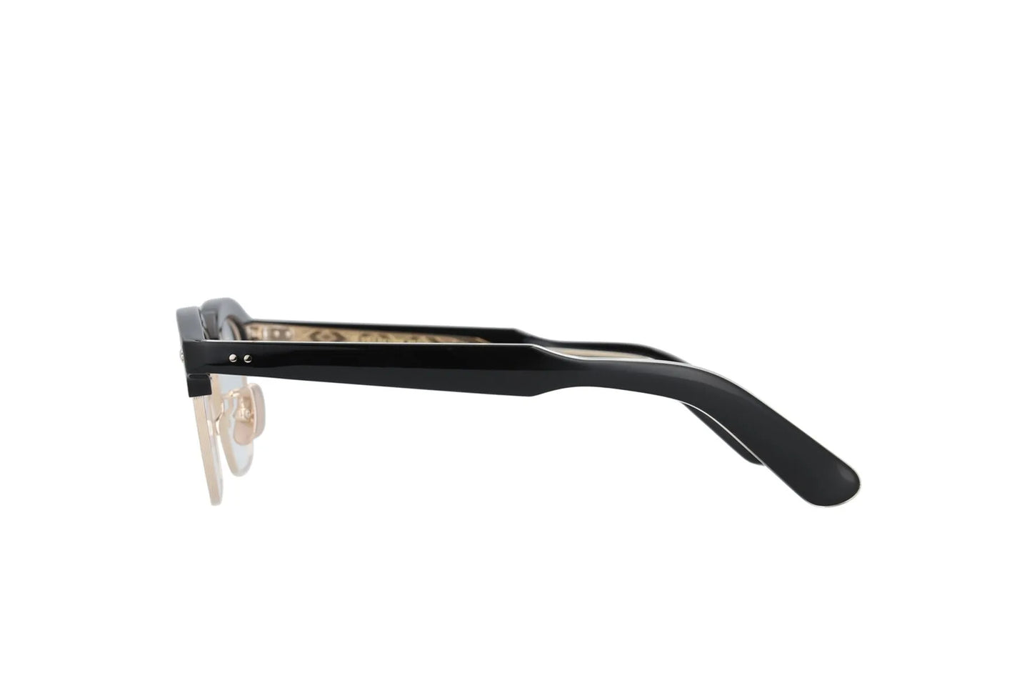 YELLOWS PLUS EYEGLASS FRAME KENRICK Black Gold