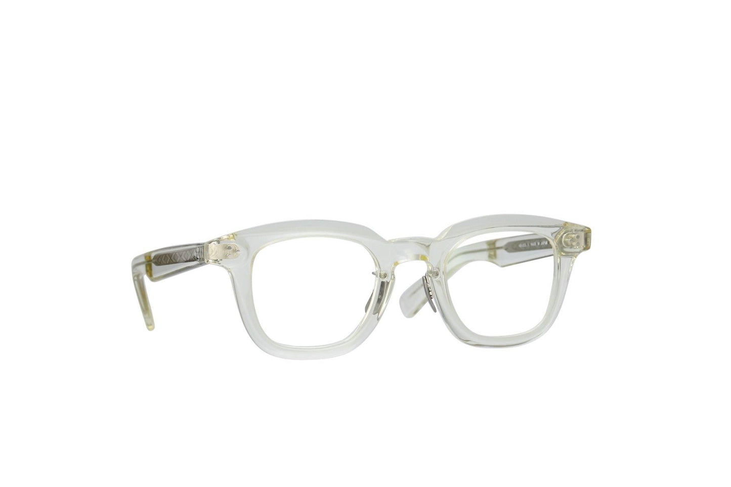 YELLOWS PLUS NEWTON EYEGLASS FRAME Vintage Clear