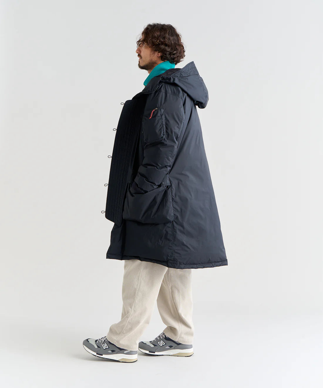 NANGA AURORA TEX DOWN FIELD HALF COAT