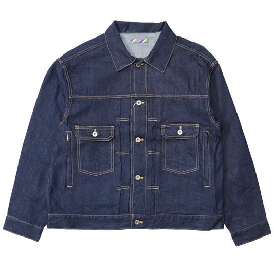 is-ness SILK DENIM JACKET