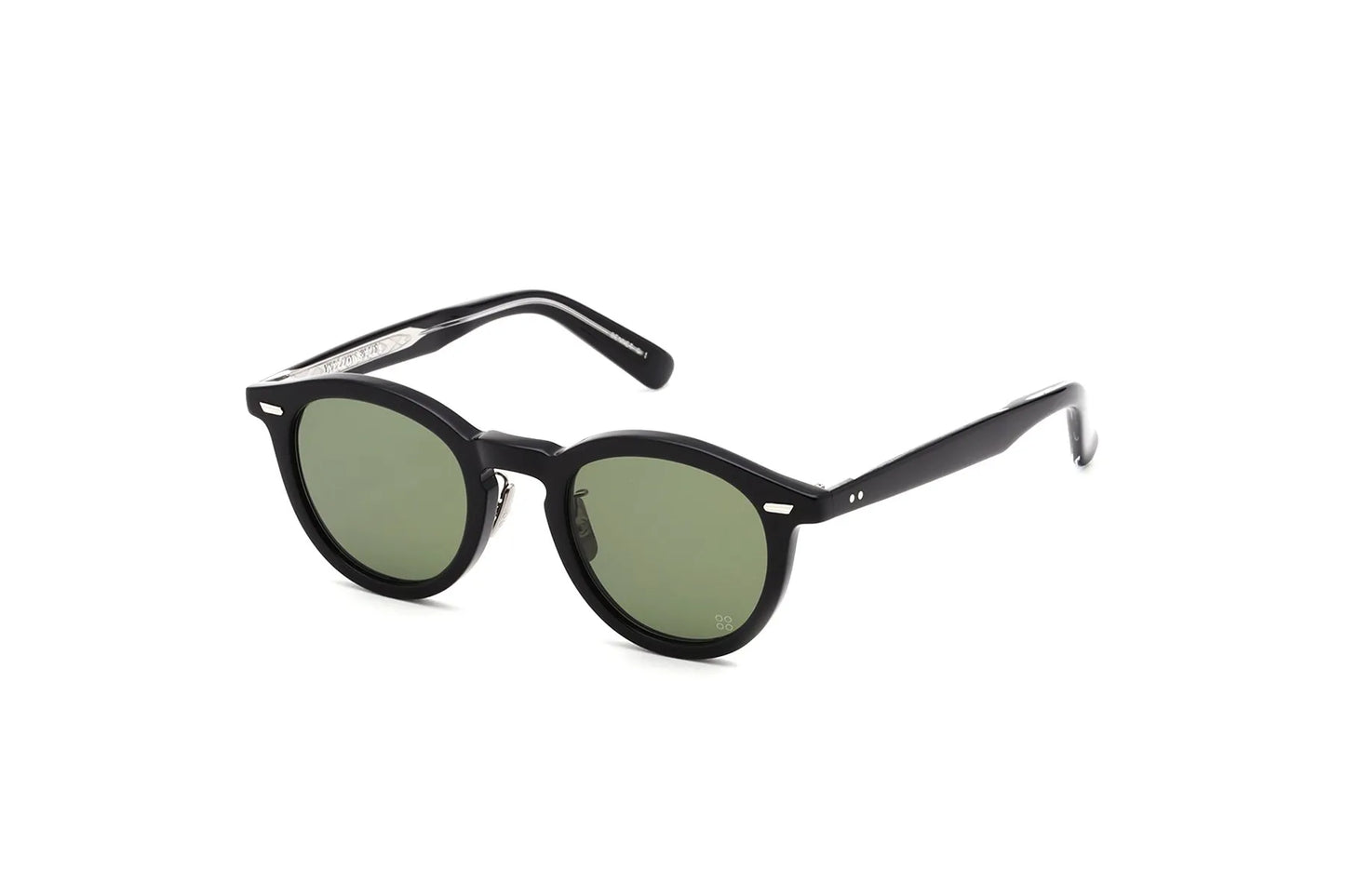 YELLOWS PLUS SUNGLASSES BENNET Black Dark Green 1
