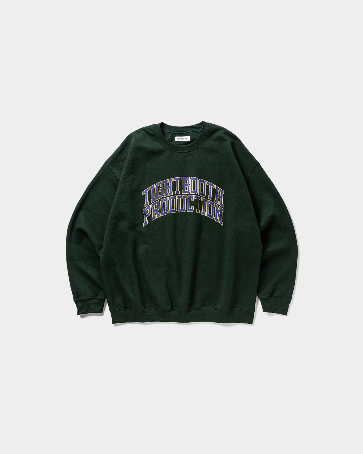 TIGHTBOOTH COLLEGE CREW SWEAT SHIRT