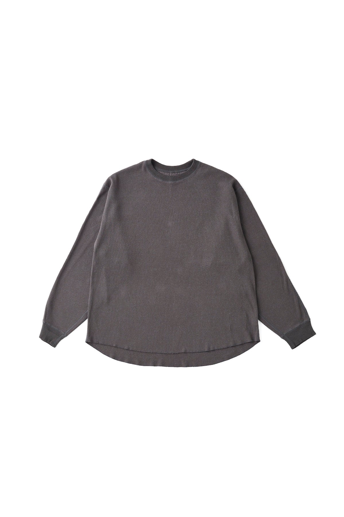 OLD JOE & CO. CREW-NECK SILK NEP RIBED TOPS