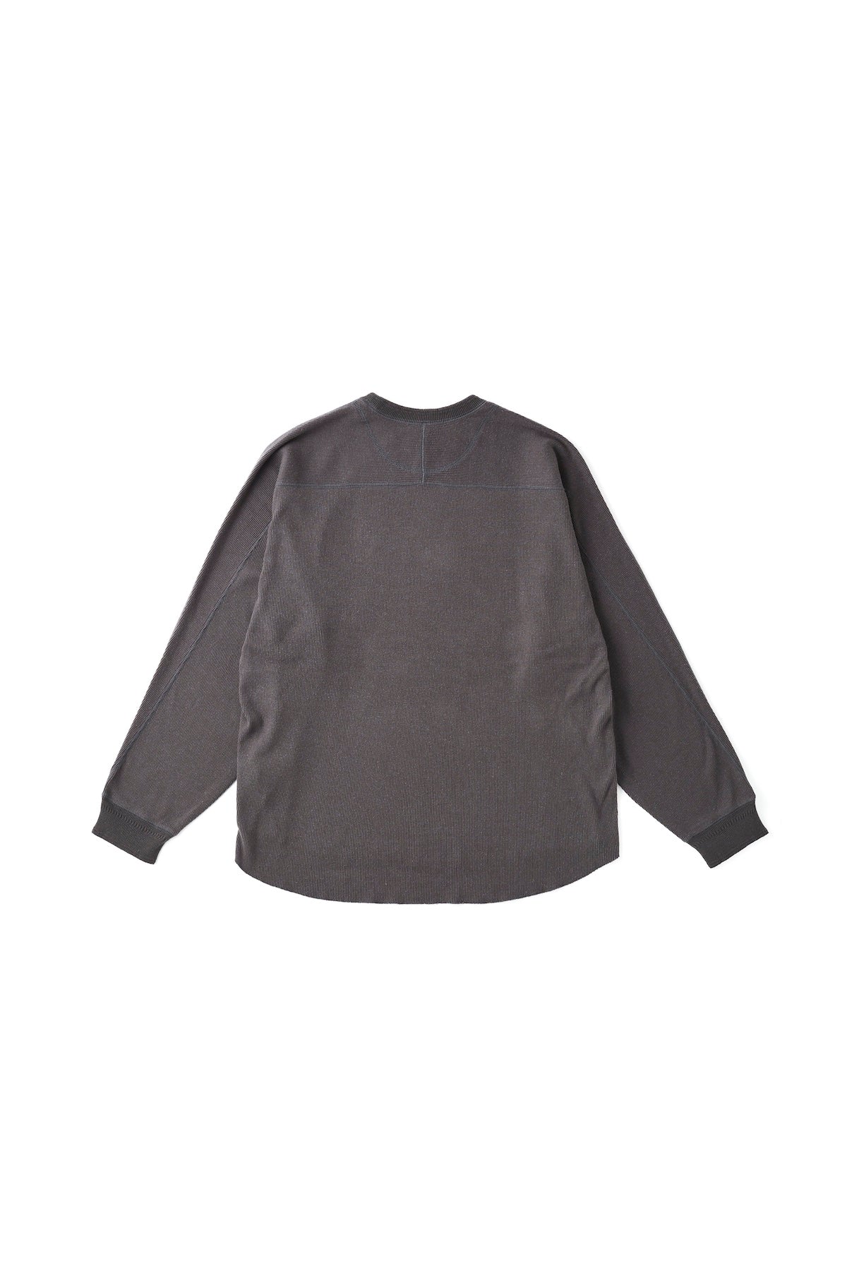 OLD JOE & CO. CREW-NECK SILK NEP RIBED TOPS