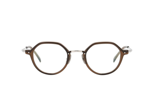 YELLOWS PLUS EYEGLASS FRAME CLARICE Crystal Brown 234W