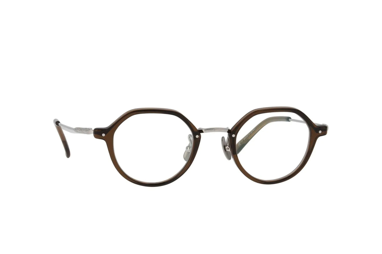 YELLOWS PLUS EYEGLASS FRAME CLARICE Crystal Brown 234W