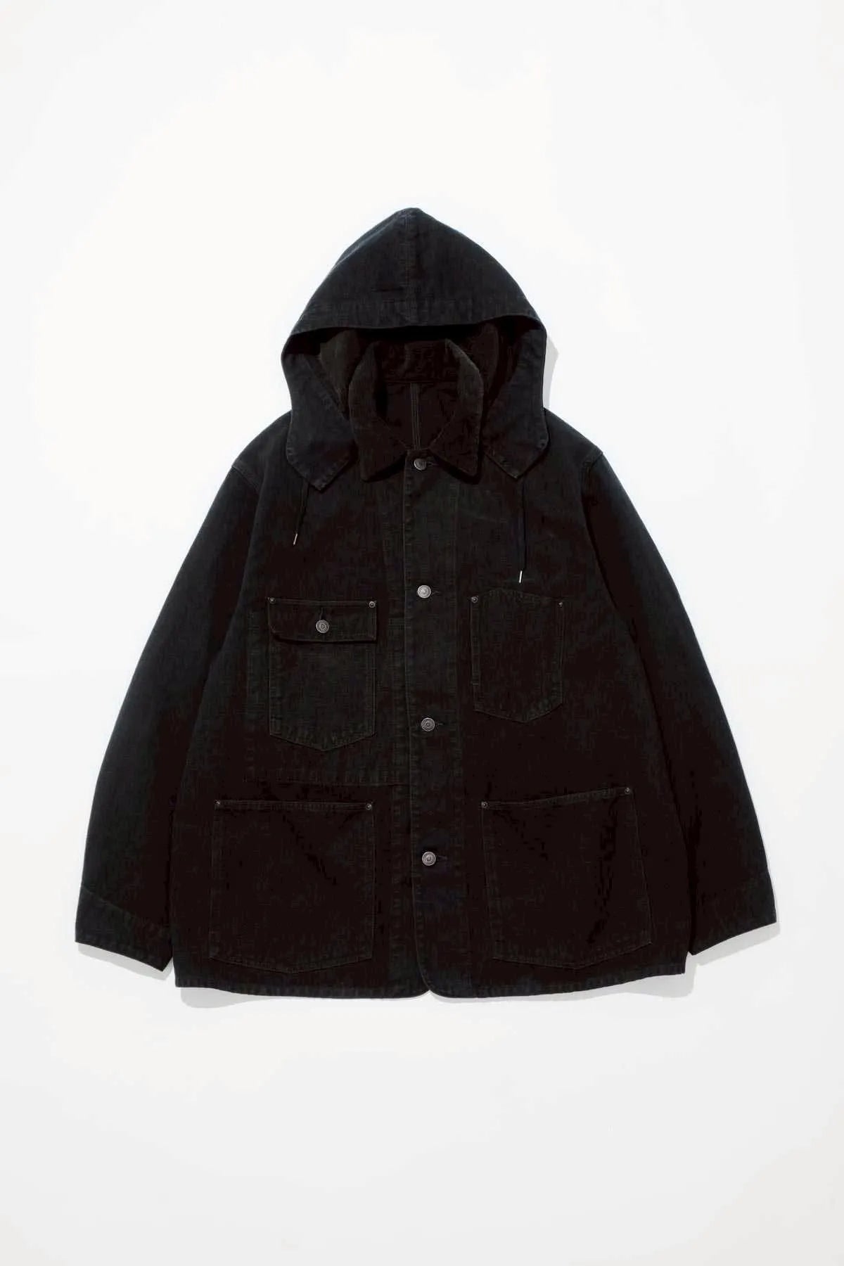 A.PRESSE Vintage Silk Hemp Coverall Jacket