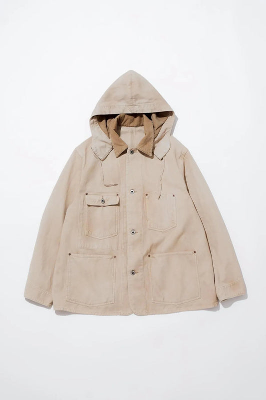 A.PRESSE Vintage Silk Hemp Coverall Jacket