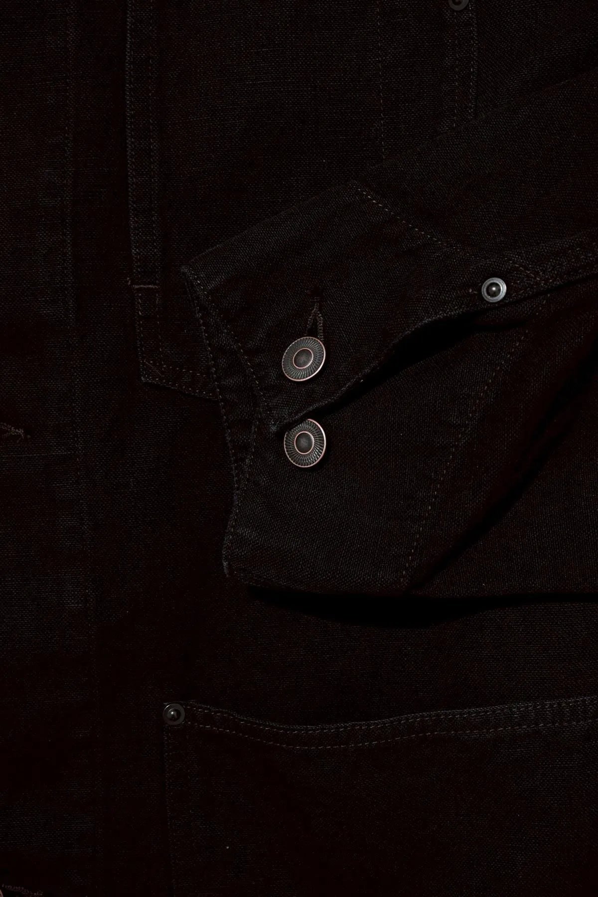 A.PRESSE Vintage Silk Hemp Coverall Jacket