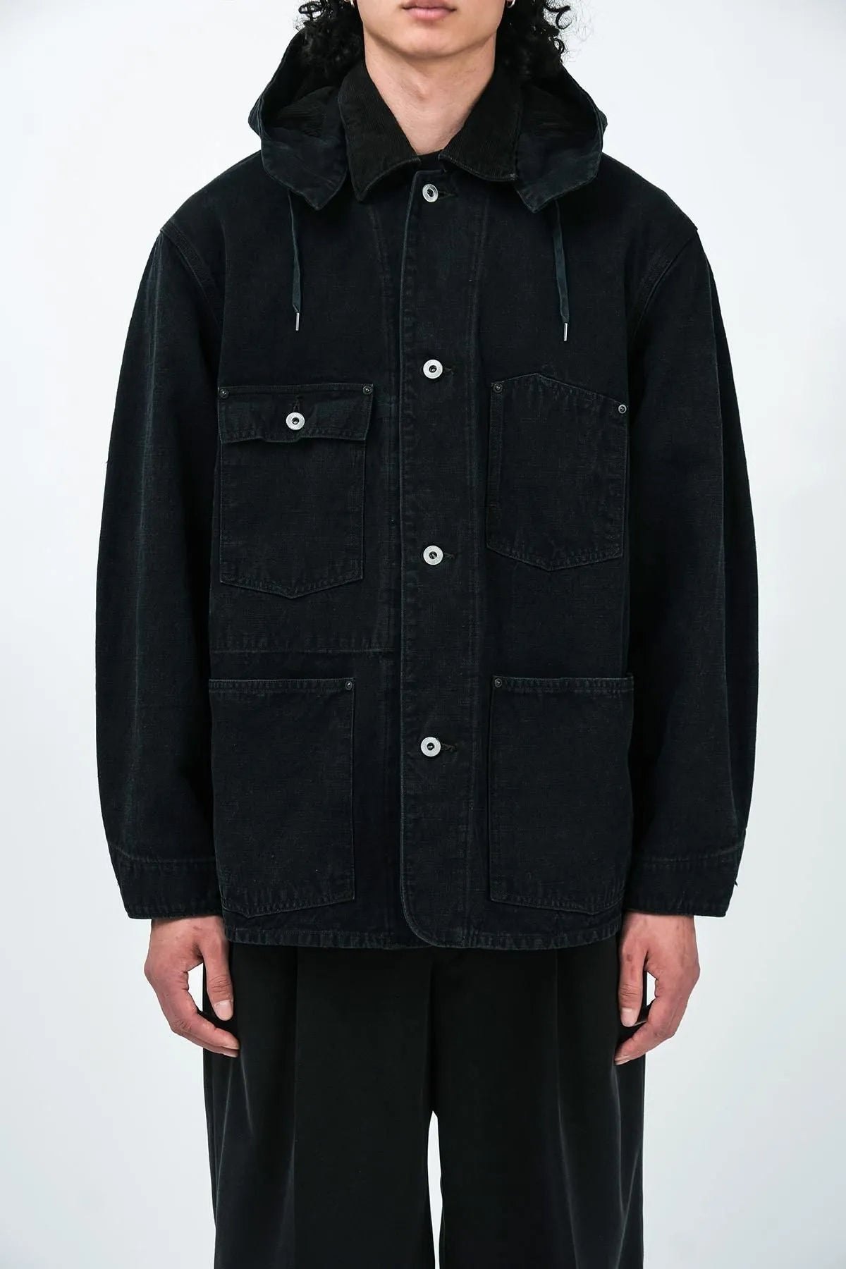 A.PRESSE Vintage Silk Hemp Coverall Jacket – unexpected store