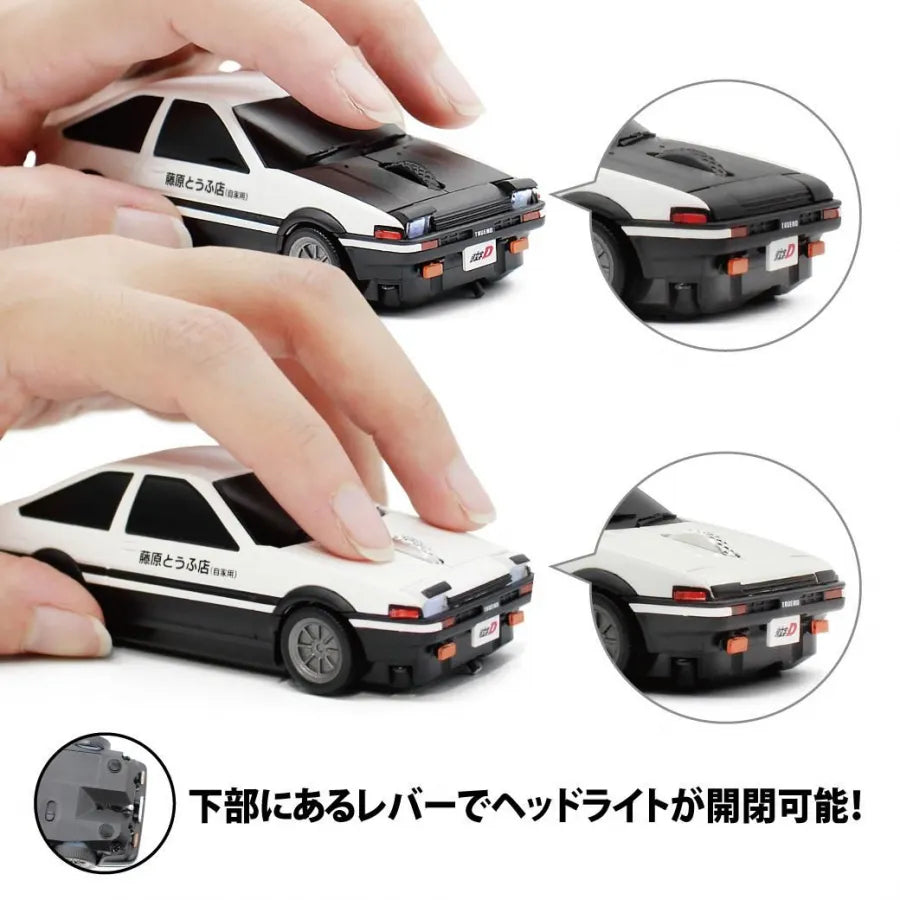 "Initial D" Fujiwara Tofu Store Bluetooth Compatible Wireless Mouse Toyota AE86