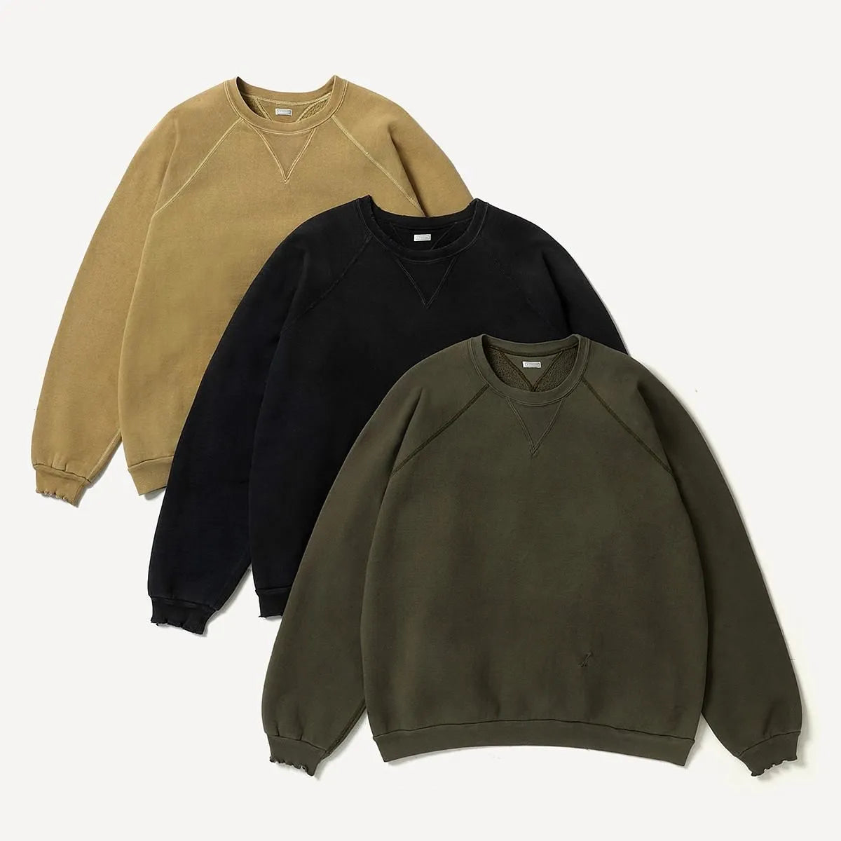 A.PRESSE Vintage Double V Sweatshirt