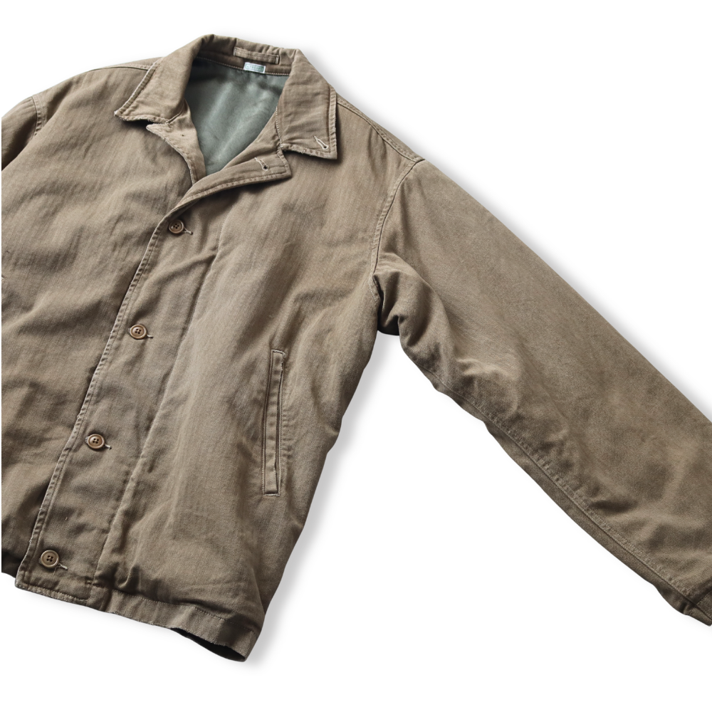 A.PRESSE Vintage US NAVY N-4 Deck Jacket