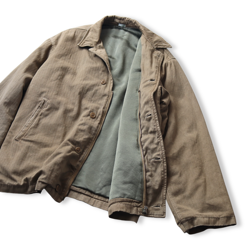 A.PRESSE Vintage US NAVY N-4 Deck Jacket