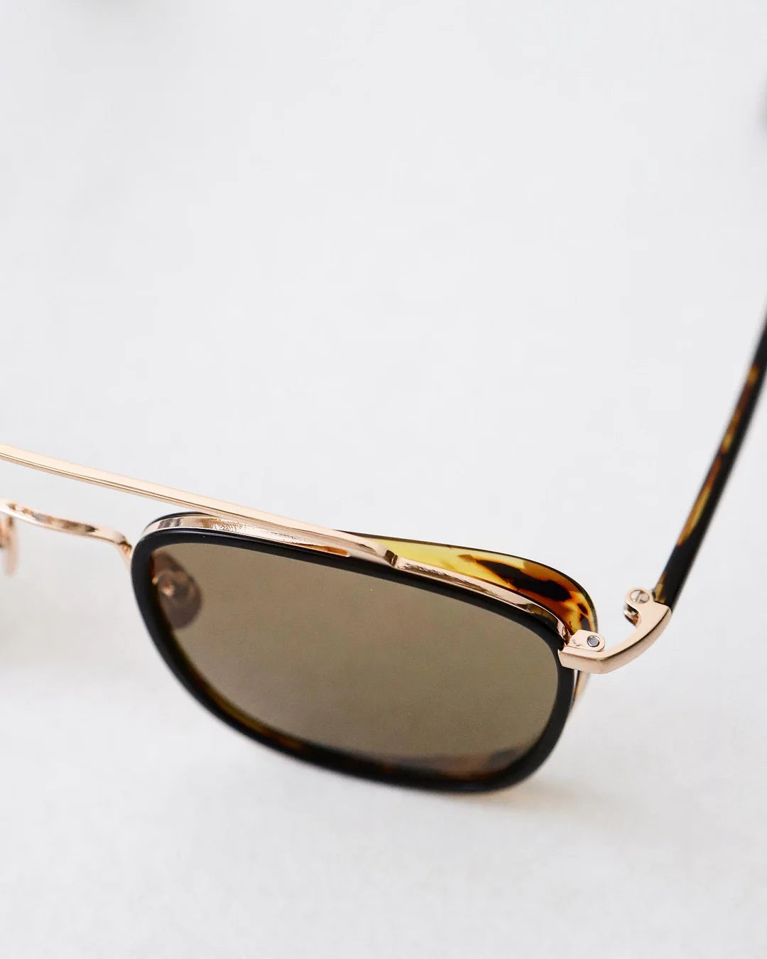 YELLOWS PLUS PETE SUNGLASS Black Havana/Deep Gold