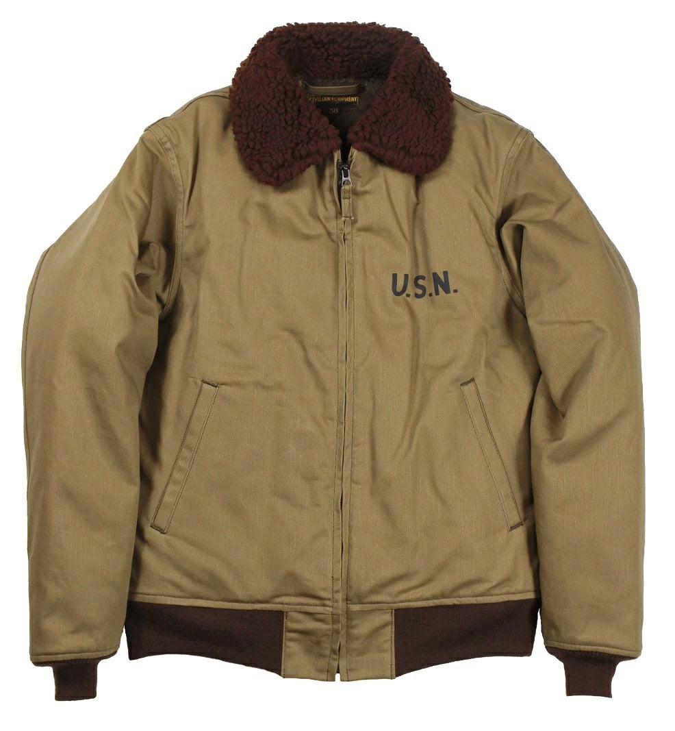 FREEWHEELERS USN GROUND CREW JACKET "Construction Battalion"