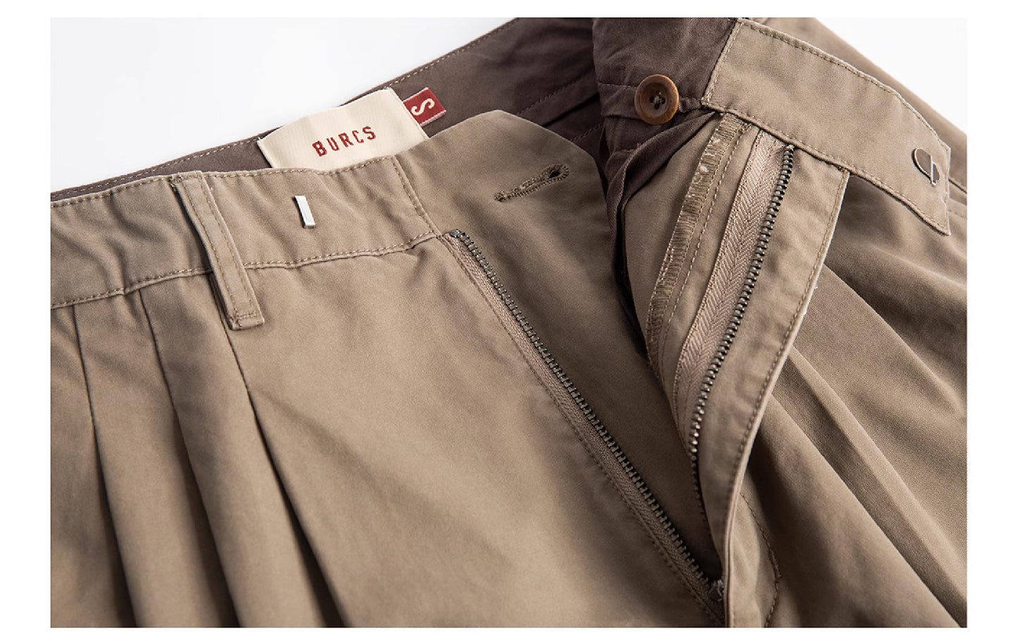 Burcs Twill Loose Straight Pants