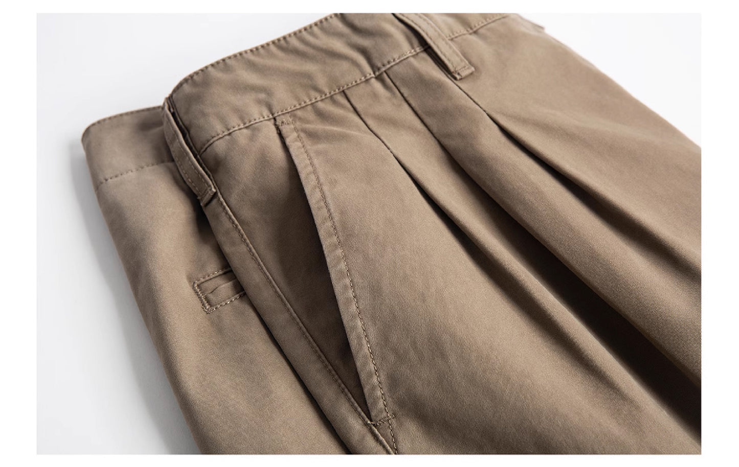 Burcs Twill Loose Straight Pants