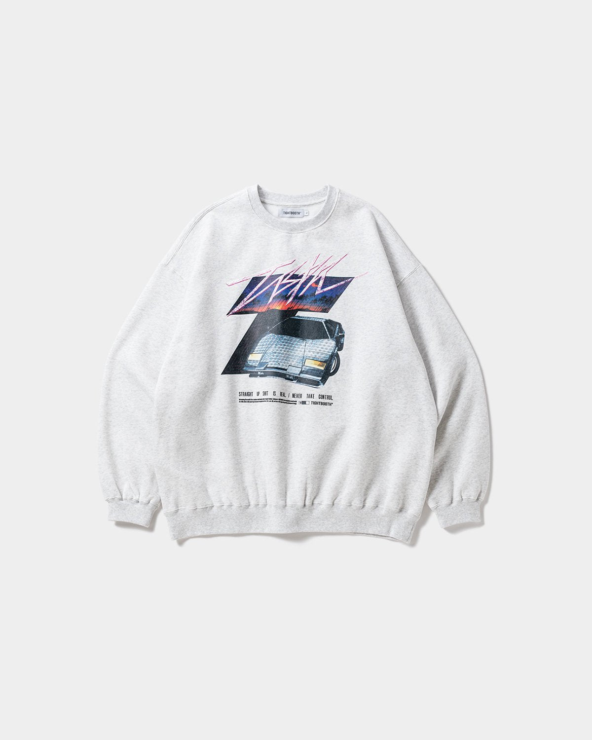 TIGHTBOOTH INITIAL T CREW SWEAT SHIRT