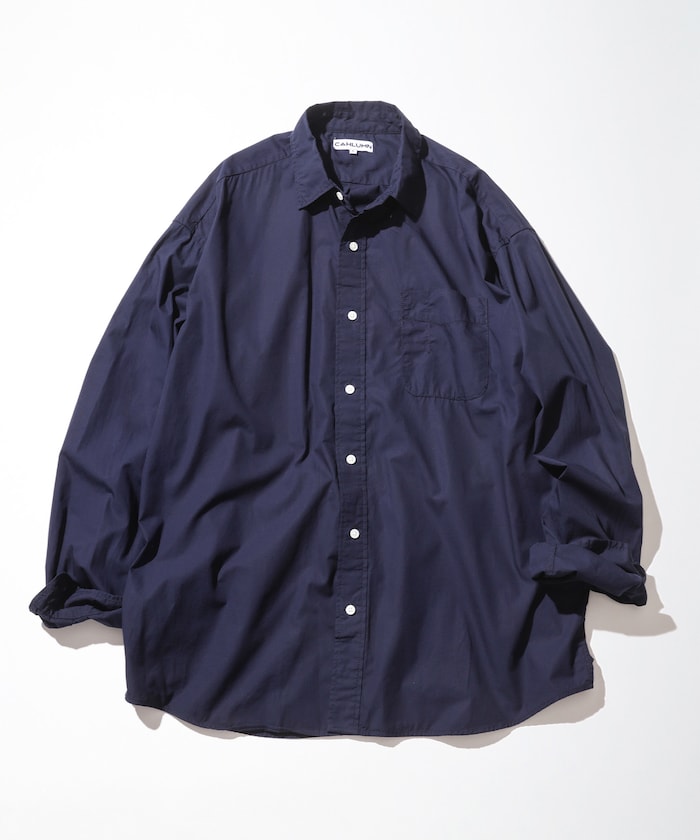 CAHLUMN Magazine Pocket Broad Shirt