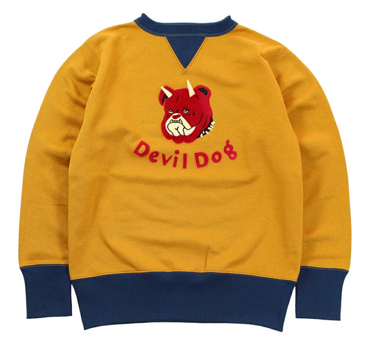 FREEWHEELERS & CO. "Devil Dog" DOUBLE V SWEAT SHIRT