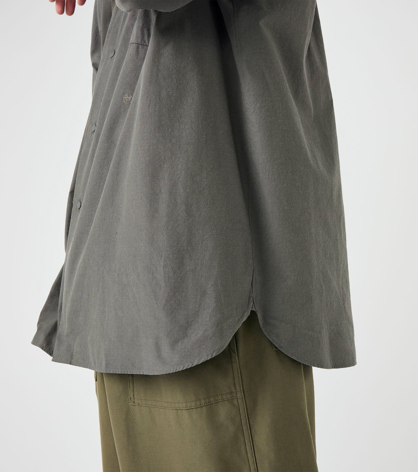 nanamica Band Collar Wind Shirt