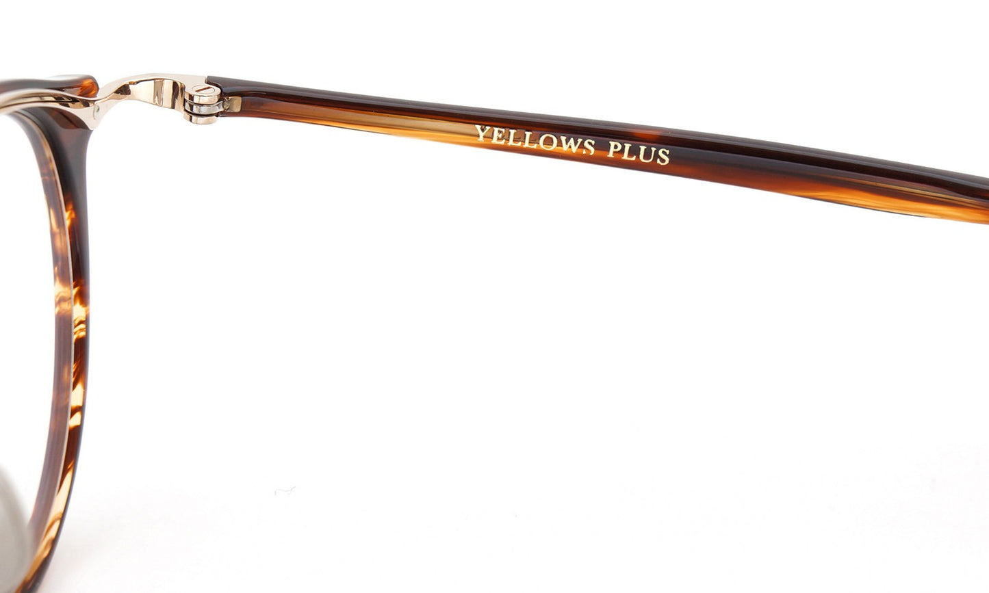 YELLOWS PLUS NICKY EYEGLASS FRAME Delicated Demi / Gold