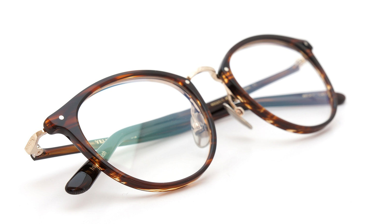 YELLOWS PLUS NICKY EYEGLASS FRAME Delicated Demi / Gold