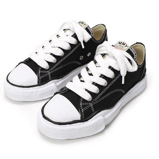 Maison MIHARA YASUHIRO PETERSON Original Sole Canvas Lowcut Sneaker Black