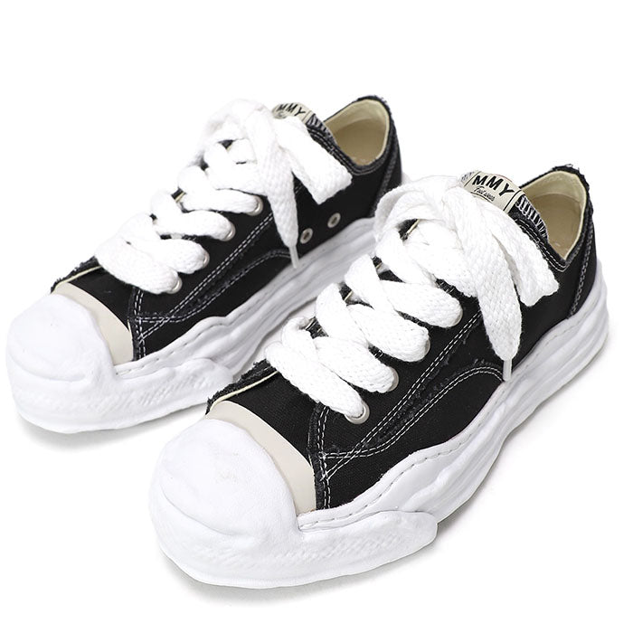 Maison MIHARA YASUHIRO HANK Original Sole Lowcut Canvas Sneaker Black