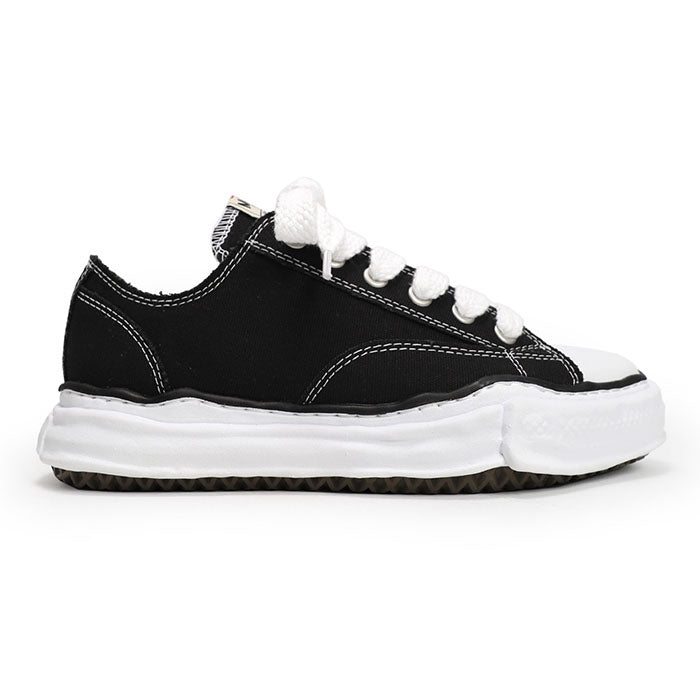 Maison MIHARA YASUHIRO PETERSON Original Sole Canvas Lowcut Sneaker Black