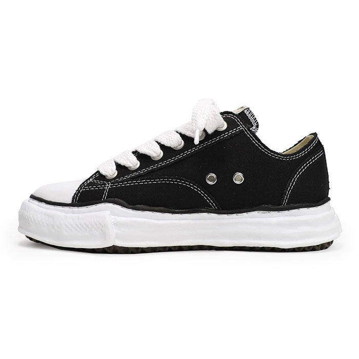 Maison MIHARA YASUHIRO PETERSON Original Sole Canvas Lowcut Sneaker Black